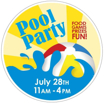 Image for Event Sign, Pool Party, 32 x 32 from HD Supply