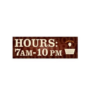Image for Semi-Custom Coordinated Laundry Interior Sign, Brown, 9 x 3 from HD Supply
