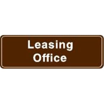 Image for Leasing Office Interior Sign, 9 x 3 from HD Supply