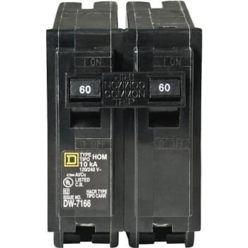 Image for Square D Homeline 60 Amp 2-Pole Circuit Breaker from HD Supply