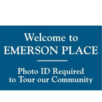 Image for Back Engraved Custom Interior Sign, Blue, 8 x 5 from HD Supply