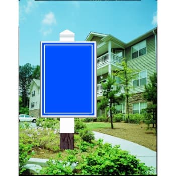 Image for Custom Economy Vertical Sign, Non-Reflective, 16 x 22 from HD Supply