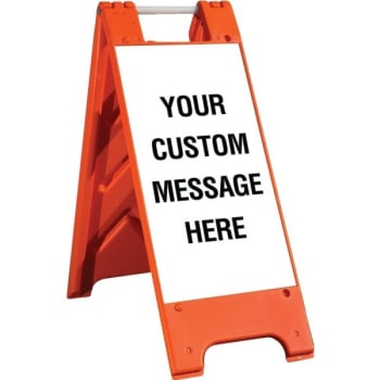 Image for Custom Permanent A Frame Kit, Orange, 13 X 36 from HD Supply