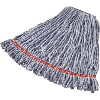 Image for Rubbermaid Commercial 20 Oz Blue Web Foot Blend Replacement String Mop Head from HD Supply