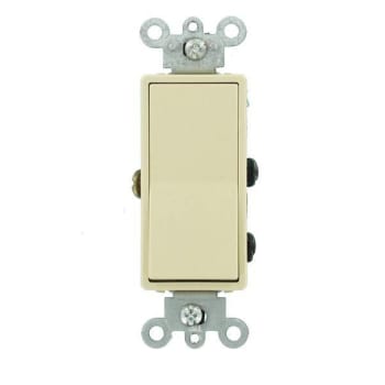 Image for Leviton 15a 120/277v Decora 4-Way Residential Grade Ac Quiet Rocker Switch Ivory from HD Supply
