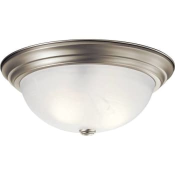 Image for Kichler 15.25 In 3-Light Flush Mount Brushed Nickel from HD Supply