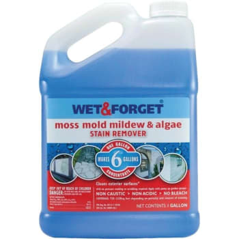 Image for Wet & Forget 800006 1G Outdoor Moss Mold Mildew And Algae Stain Remover from HD Supply