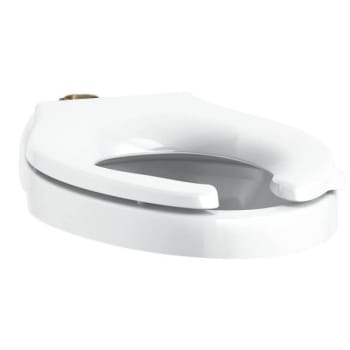 Image for Kohler Highcliff Ultra-Ada-Height Elongated Flushometer Toilet Bowl Only White from HD Supply