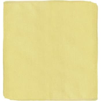 Image for Renown 12" X 12" Microfiber Cleaning Cloth, Yellow, Package Of 12 from HD Supply