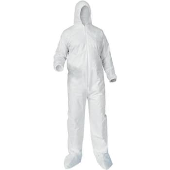 Kleenguard A35 3xl Disposable Coveralls 38952 Liquid Particle Protection White