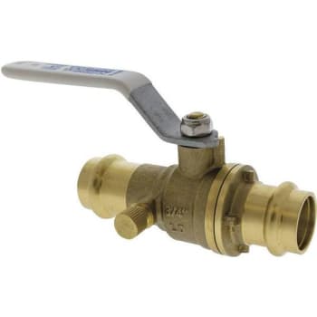 Image for Nibco 3/4 In Brass Alloy Lead-Free Press Full Port Ball Valve With Drain from HD Supply