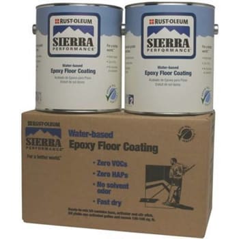 Image for Rust-Oleum Sierra S40 1 Gal Gray Water-Based Epoxy Floor Coating Kit from HD Supply