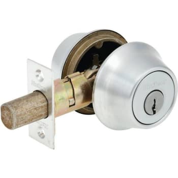 Image for Kwikset Double Cylinder Chrome Deadbolt from HD Supply