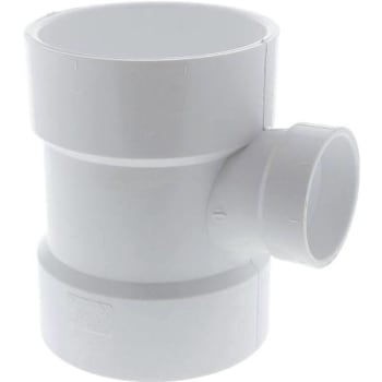 Image for Nibco 4 In X 4 In X 2 In Pvc Dwv All Hub Sanitary Tee from HD Supply