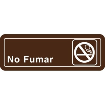 Image for Spanish No Smoking Interior Sign 9x3" from HD Supply