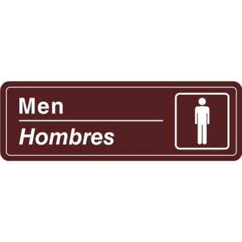 Image for Spanish Men Interior Sign, 9 x 3 from HD Supply
