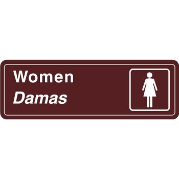 Image for Spanish Women Interior Sign, 9 x 3 from HD Supply