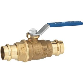 Image for Homewerks 3/4 In Press X 3/4 In Press Lead Free Brass Ball Valve from HD Supply