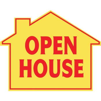 Promotional Open House House Sign, 22-1/2 x 18
