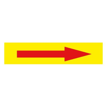 Image for Coroplast Semi-Custom Rider For Amenity Signs, Red And Yellow, 24 X 6 from HD Supply