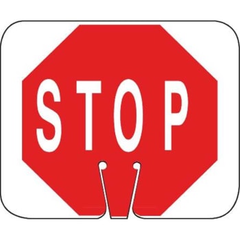 Image for Stop Traffic Cone, Snap-On Sign from HD Supply