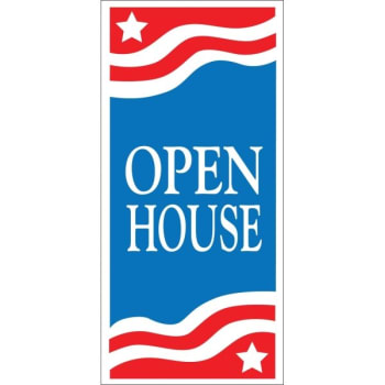 Image for Open House Lawn Banner, Patriotic, 15 x 32 from HD Supply