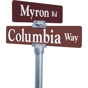 Image for Street Sign Kit For Mounting One Sign On Another, 24 Brown Sign from HD Supply