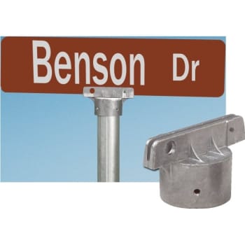 Image for Street Sign Kit for Round Sign Posts, 36 Brown Sign from HD Supply