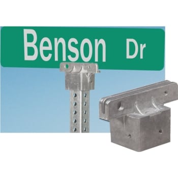 Image for Street Sign Kit For Square Sign Posts, 36 Green Sign from HD Supply