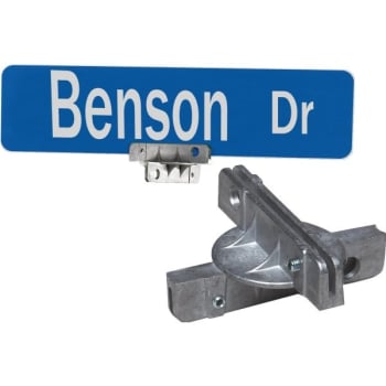 Image for Street Sign Kit For Mounting One Sign On Another, 24 Blue Sign from HD Supply