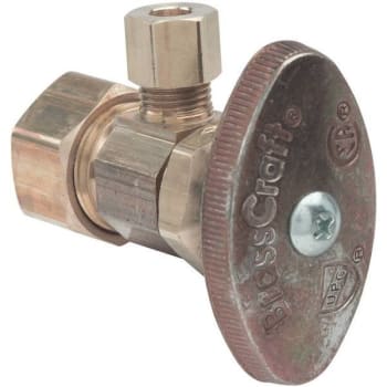 Image for Brasscraft 1/2" Nominal Comp Inlet X 1/4" Od Comp Outlet Multi-Turn Angle Stop from HD Supply
