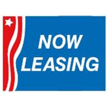 Image for Coroplast Now Leasing Amenity Sign, Patriotic, 24 X 18 from HD Supply