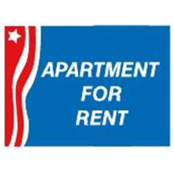 Image for Aluminum Apartment for Rent Amenity Sign, Patriotic, 24 x 18 from HD Supply