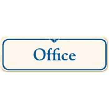 Image for Office Interior Sign, Ivory, 9 X 3 from HD Supply