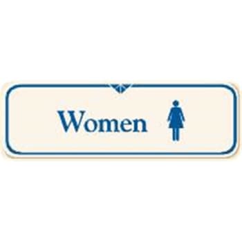 Image for Women Sign, Ivory, 9 x 3 from HD Supply