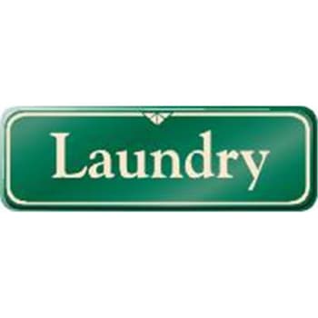 Image for Laundry Interior Sign, Green, 9 X 3 from HD Supply