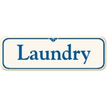Image for Laundry Interior Sign, Ivory, 9 X 3 from HD Supply