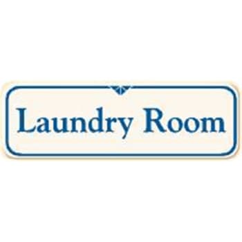 Image for Laundry Room Interior Sign, Ivory, 9 x 3 from HD Supply