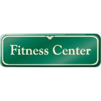 Image for Fitness Center Interior Sign, Green, 9 x 3 from HD Supply