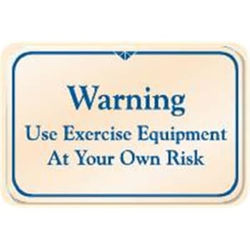 Image for Warning Interior Sign, Ivory, 9 X 6 from HD Supply
