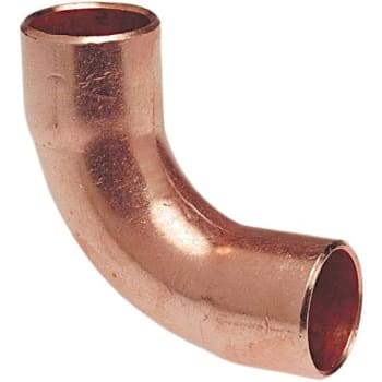 Image for Nibco 3/4 In Wrot Copper 90-Degree Cup X Cup Long-Radius Elbow from HD Supply
