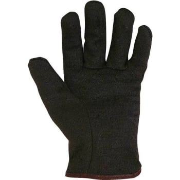 Image for Custom Leathercraft Large Fleece Lined Brown Jersey Gloves 1-Pair from HD Supply