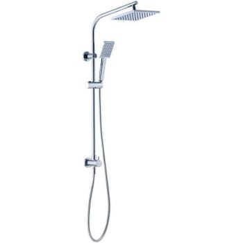 Image for Seasons® Showerhead And Handshower Square Wall Bar Kit In Chrome from HD Supply