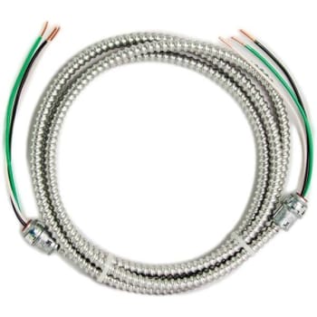Image for Southwire 10' 12/2 Solid Metal Clad Armorlite Modular Assembly Quick Cable Whip from HD Supply