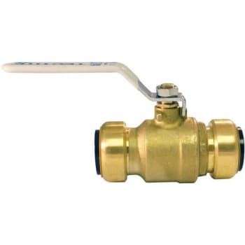 Image for Tectite 1 In Brass Push-To-Connect Ball Valve from HD Supply