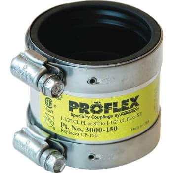 Image for Proflex 1-1/2 In Neoprene Shielded Coupling from HD Supply