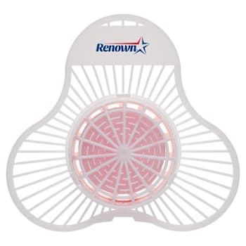 Image for Renown 3 Oz. PARA Deodorizing Urinal Block And Screen, Cherry Scent, Package Of 12 from HD Supply