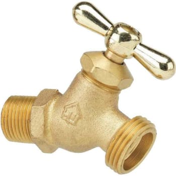 Image for Everbilt 1/2 In Mip And 1/2 In Swt X 3/4 In Mht Brass No-Kink Hose Bibb Valve from HD Supply