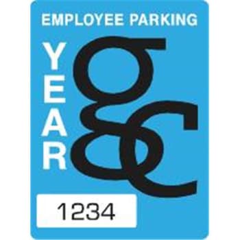 Image for Custom Parking Permit Window Stickers, 2-1/4 X 3, Package Of 100 from HD Supply