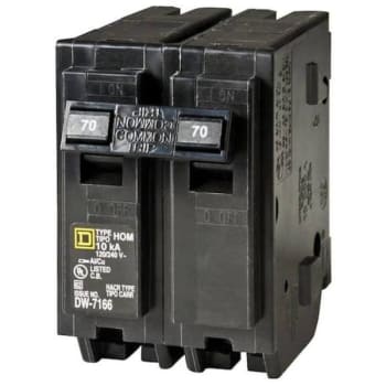Image for Square D Homeline 70 Amp 2-Pole Circuit Breaker from HD Supply